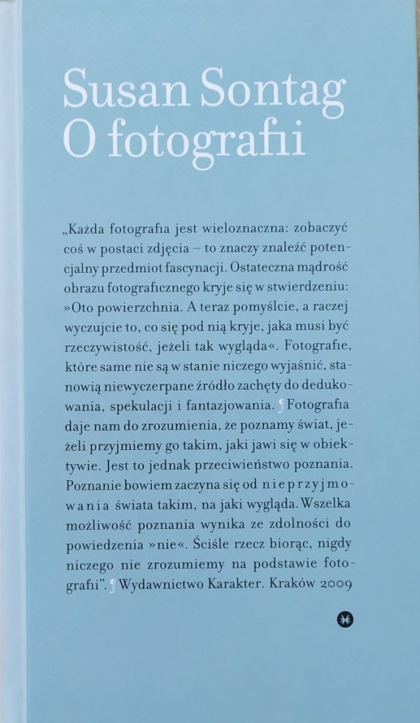 Susan Sontag O fotografii