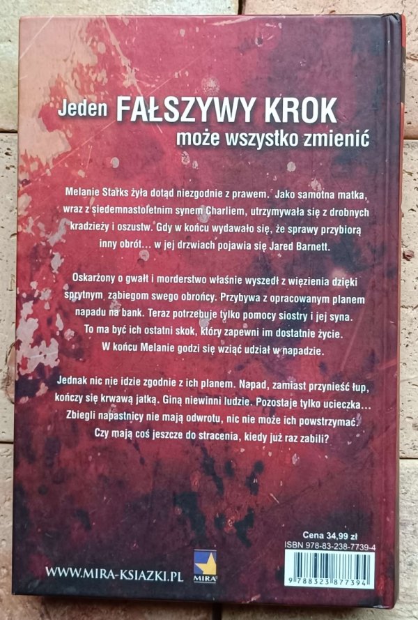 Alex Kava - Fałszywy krok - okładka