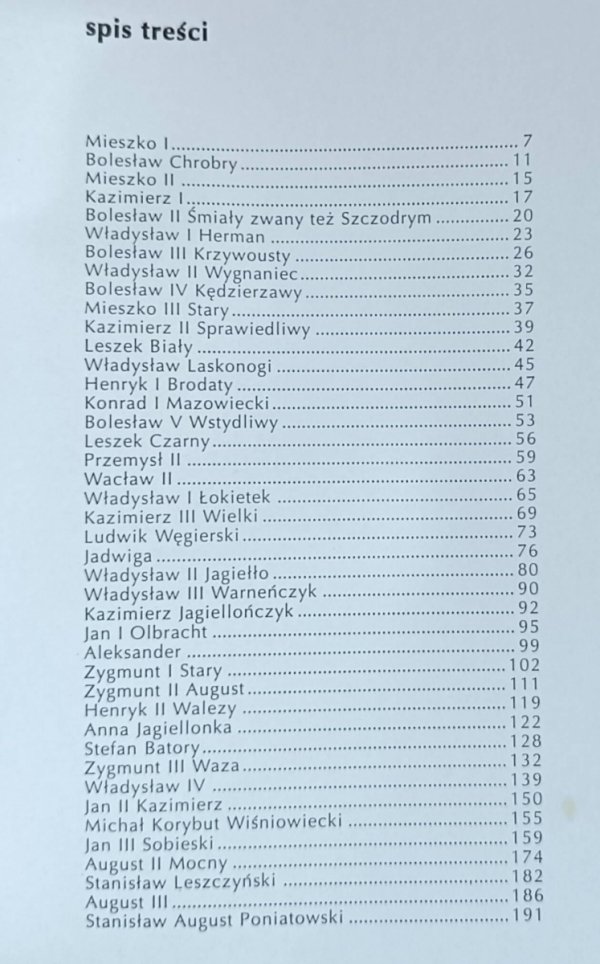 Grzegorz Hołub - Poczet królów i książąt polskich w anegdocie