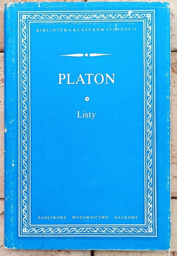 Platon  Listy - okladka