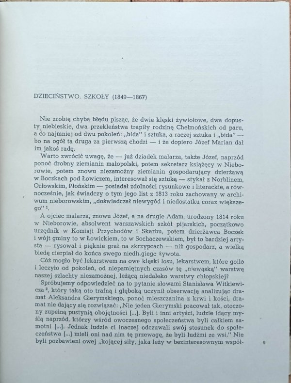 Maciej Masłowski • Malarski żywot Józefa Chełmońskiego - fragment