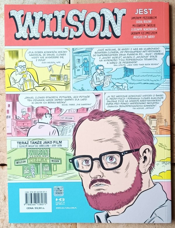 Daniel Clowes Wilson - okładka