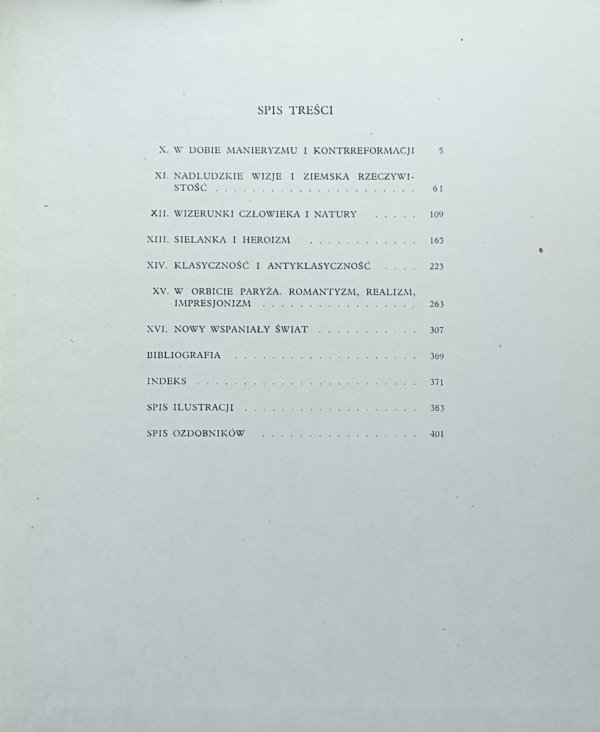 Jan Białostocki Sztuka cenniejsza niż złoto | komplet - spis treści