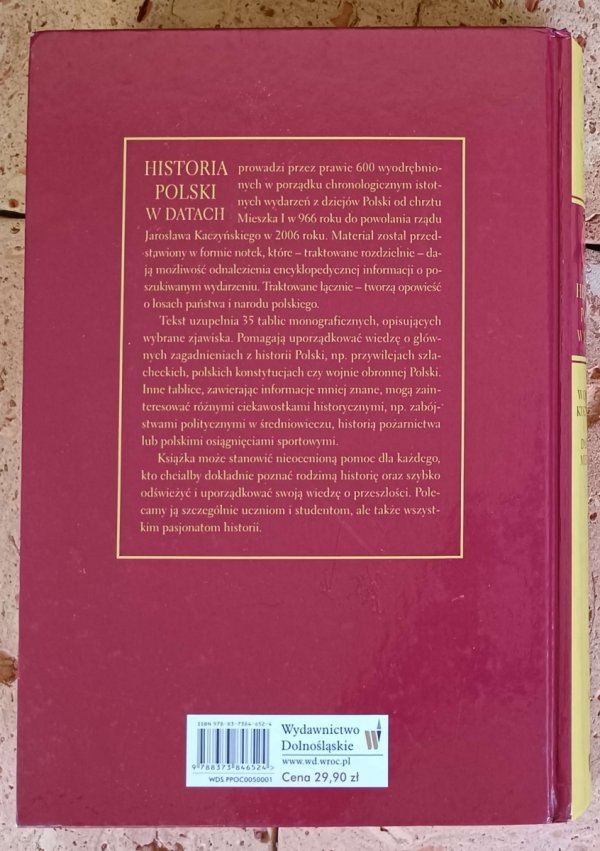 Wojciech Kucharski, Dariusz Misiejuk - Historia Polski w datach - okładka