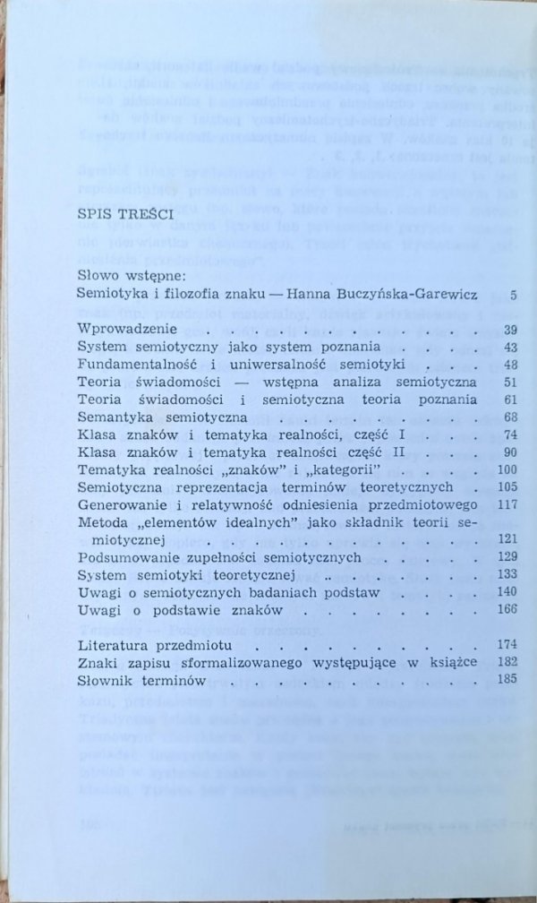 Max Bense • Świat przez pryzmat znaku - spis treści