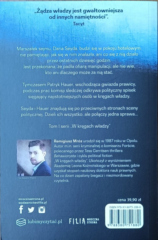 Remigiusz Mróz • Wotum nieufności 