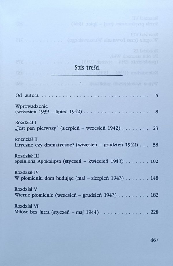 Lesław Bartelski • Termopile Literackie. Polska 1939-1945 -  spis treści