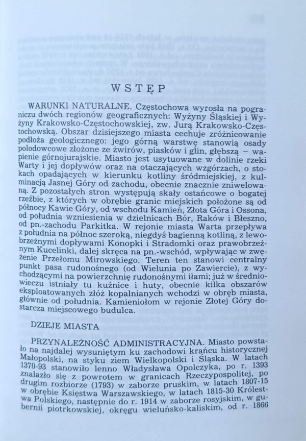 Katalog zabytków sztuki w Polsce • Częstochowa. Stare i Nowe miasto