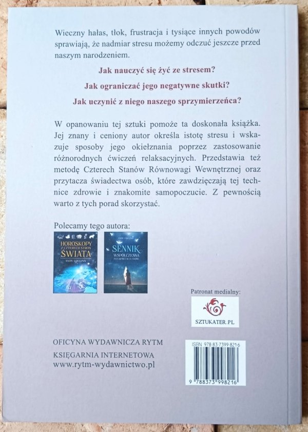 Andy Collins • Pokonaj stres  - okładka