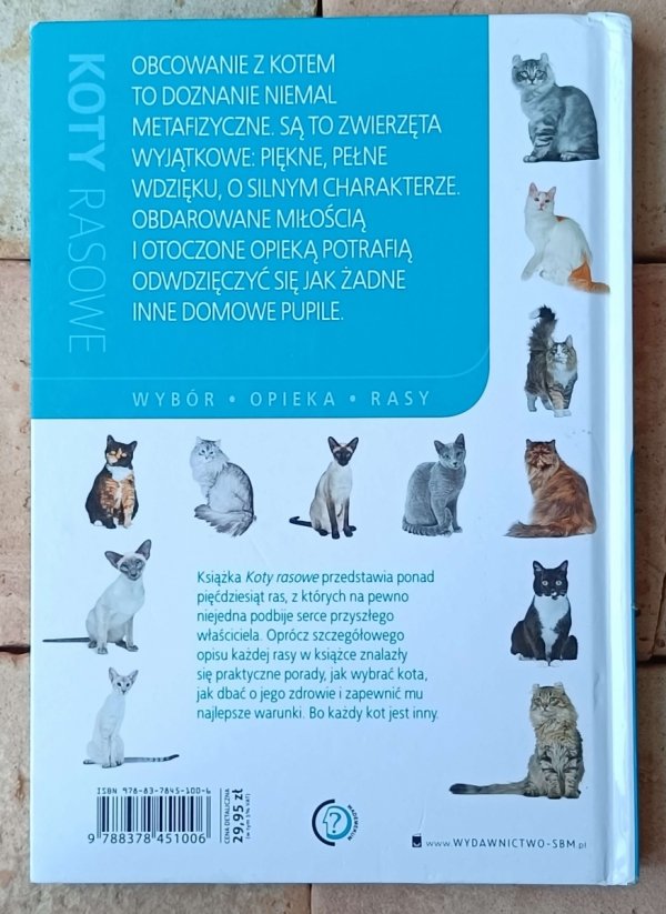 Barbara Tittenbrun-Jazienicka  Koty rasowe - okładka
