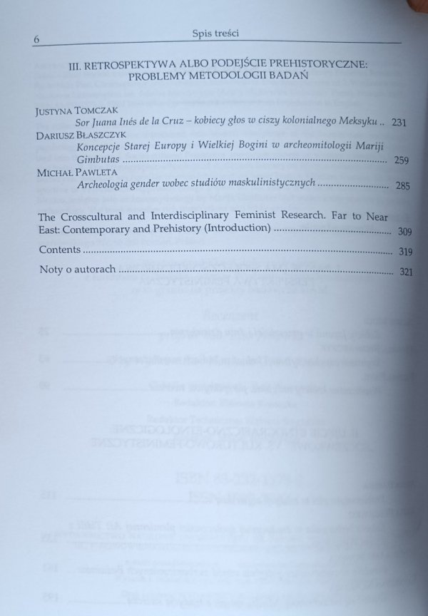 red. Elżbieta Pakszys • Międzykulturowe i interdyscyplinarne badania feministyczne. Daleki - Bliski Wschód: współczesność i prehistoria