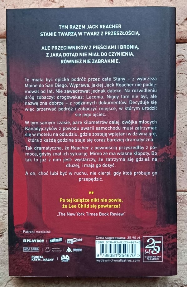 Lee Child - Czas przeszły - okładka