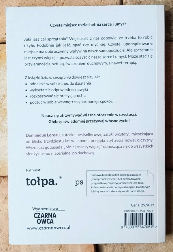 Dominique Loreau • Sztuka sprzątania. Uporządkuj swój dom i swoje życie - okładka