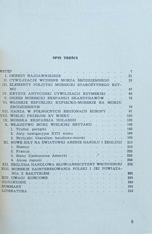 Tadeusz Ocioszyński • Rozwój żeglugi i myśli morskiej