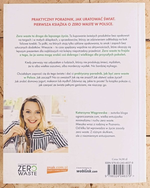 Katarzyna Wągrowska Życie Zero Waste - okładka