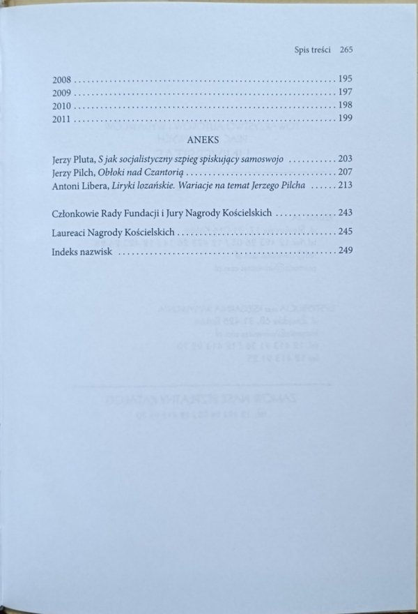 Wojciech Klas, Jan Zieliński Kościelscy. Ród, fundacja, nagroda 