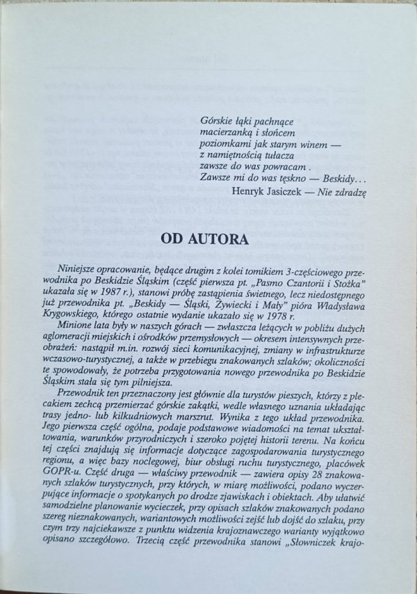 Mirosław Barański - Pasmo Baraniej Góry | Beskid Śląski - od autora