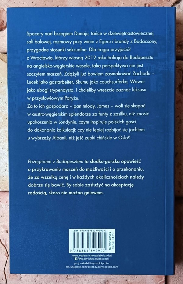 Łukasz Błaszczyk  Pożegnanie z Budapesztem - okładka