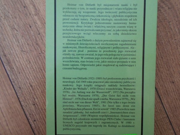 Hoimar von Ditfurth • Pozwólcie nam zasadzić jabłonkę. Już nadszedł czas - okładka