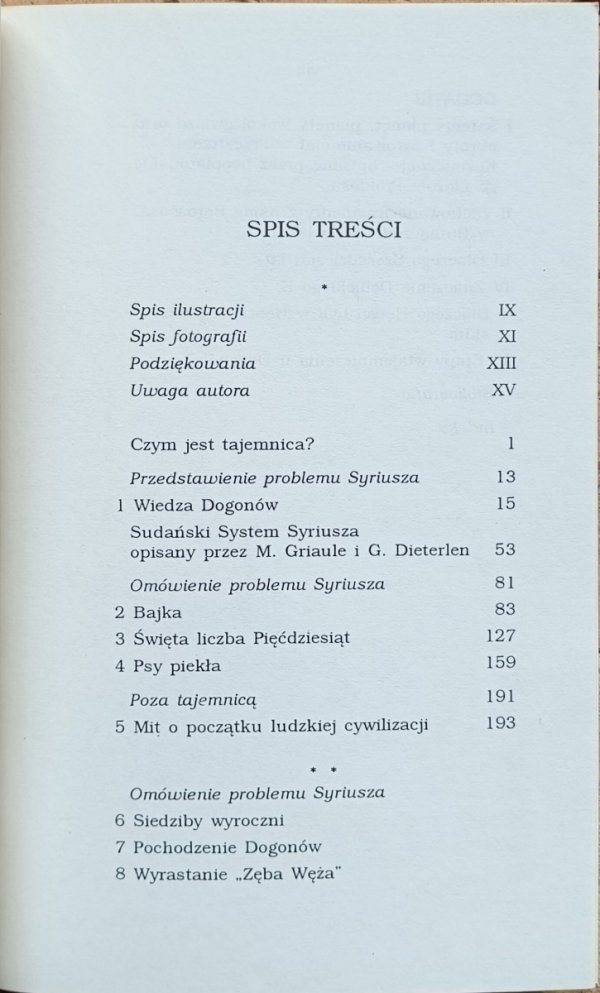 Robert Temple - Tajemnica Syriusza | 2 tomy