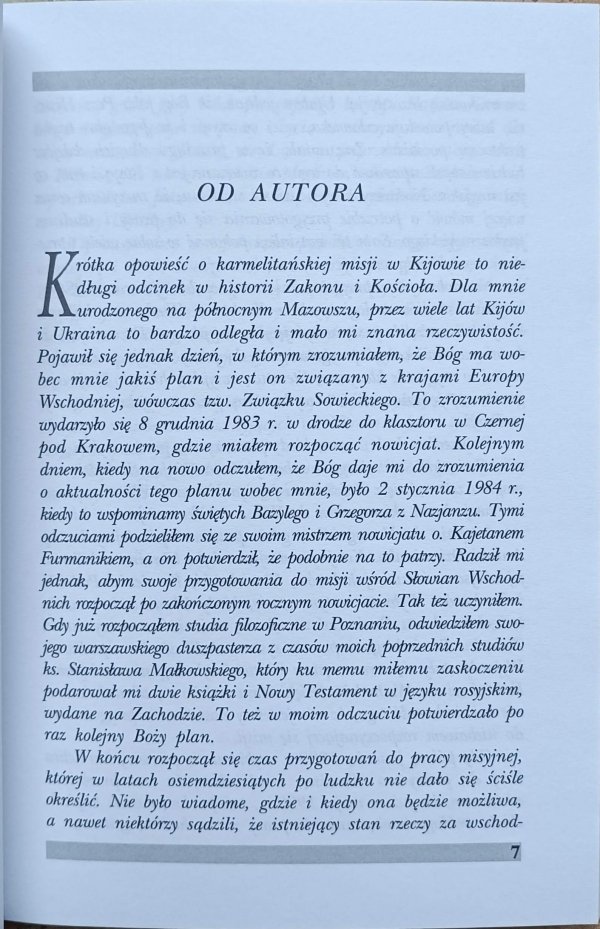Ryszard Stolarczyk - Początki Karmelitańskiej Misji w Kijowie