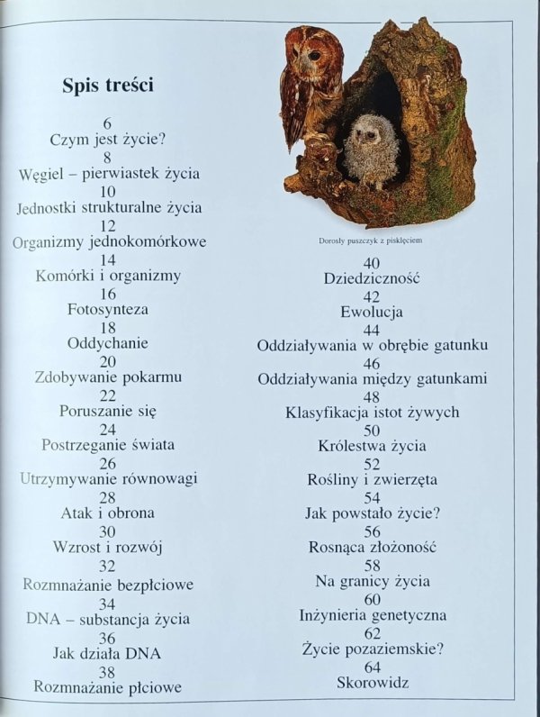  David Burnie Życie [Patrzę Poznaję Nauka] - spis treści