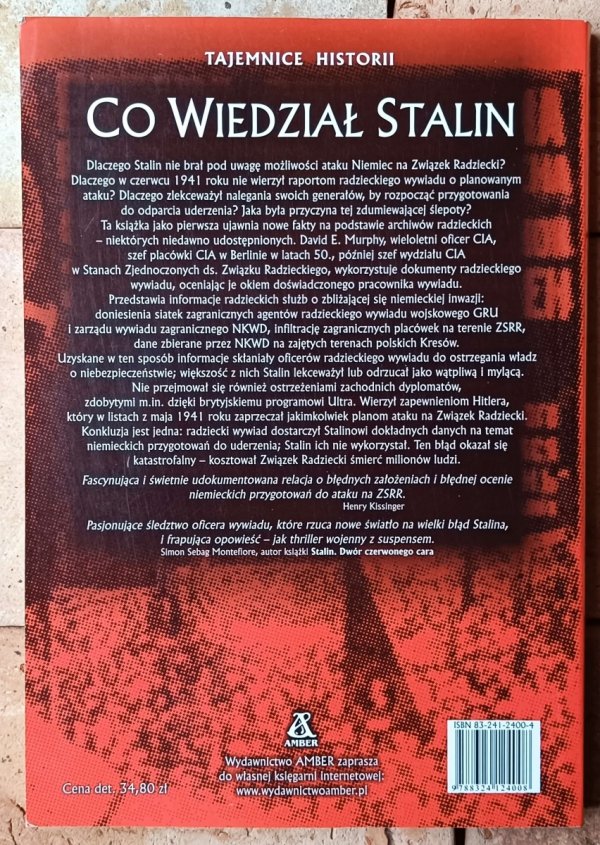 David Murphy • Co wiedział Stalin