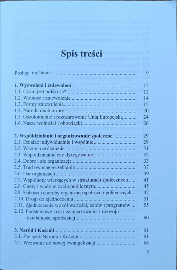 Włodzimierz Bojarski • O przyszłości Polski problemy i wyzwania XXI wieku spis treści