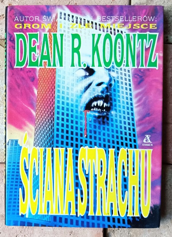 Dean Koontz Ściana strachu   - okładka