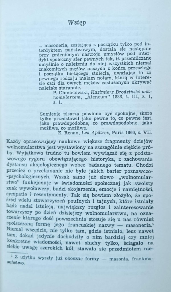 Ludwik Hass • Sekta farmazonii warszawskiej. Pierwsze stulecie wolnomularstwa w Warszawie (1721–1821)