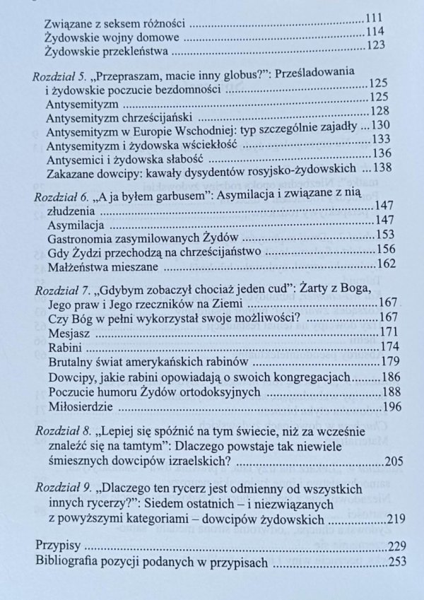 Joseph Telushkin - Humor żydowski. Co najlepsze dowcipy i facecje żydowskie mówią o Żydach - spis treści