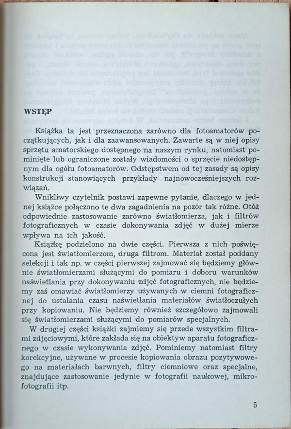 Ryszard Kreyser Światłomierze i filtry fotograficzne w praktyce amatorskiej - fragment