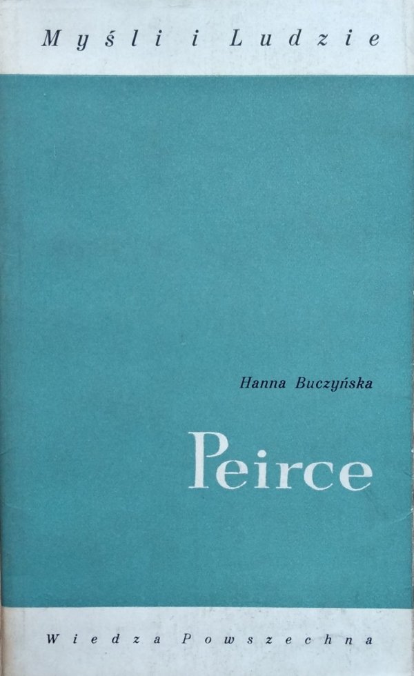 Hanna Buczyńska-Garewicz • Peirce - okładka