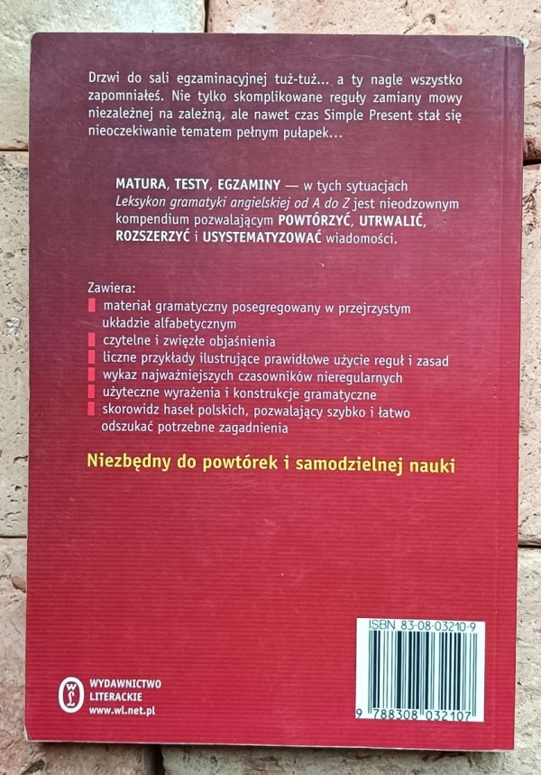 Beata Śmietana - Leksykon gramatyki angielskiej od a do z