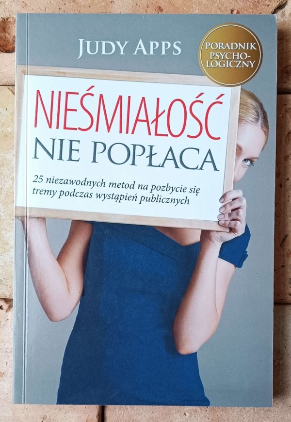 Judy Apps Nieśmiałość nie popłaca - okładka