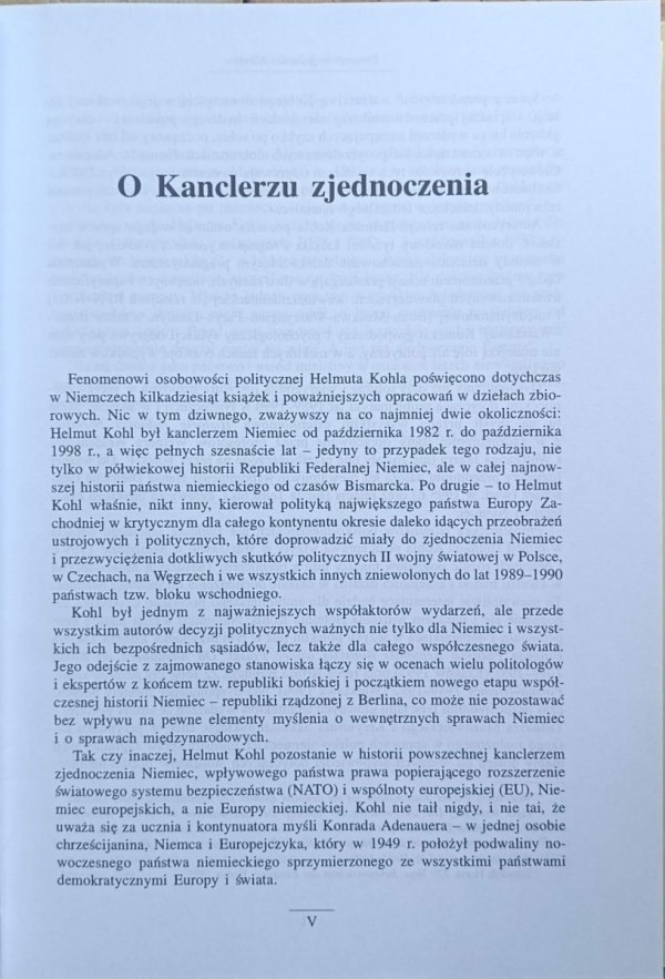 Helmut Kohl - Pragnąłem jedności Niemiec - fragment