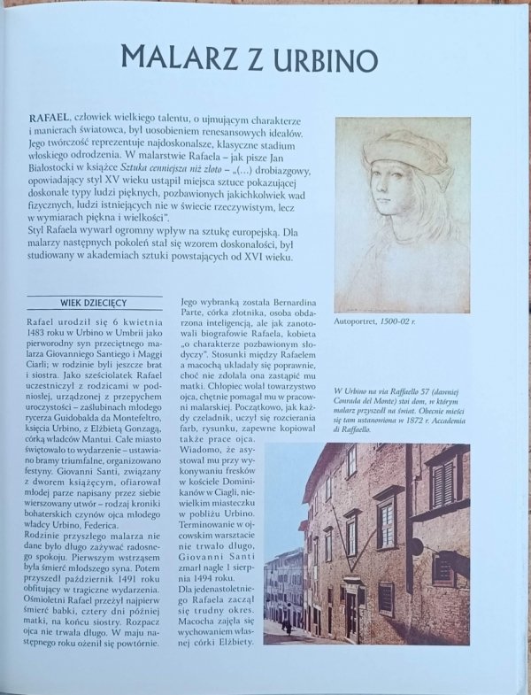 Rafael  Wielka kolekcja sławnych malarzy Tom 3 - fragment
