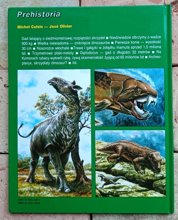 Michel Cuisin - Prehistoria | Tajemnice zwierząt - okładka