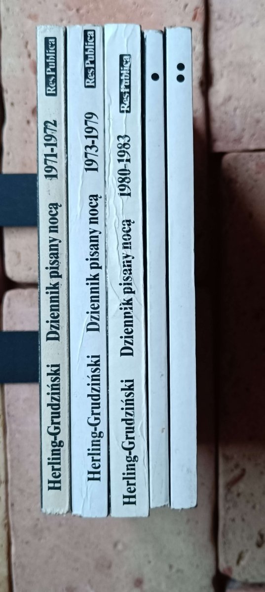 Gustaw Herling-Grudziński - Dziennik pisany nocą | 1971 - 1988 | 5 tomów