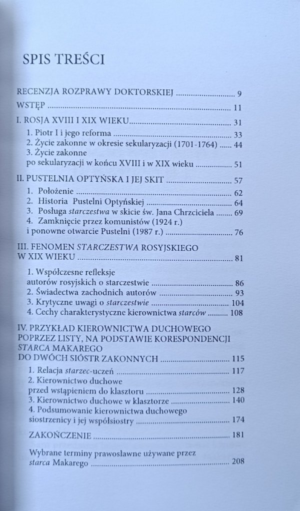 Andrzej Kamiński  Starczestwo. Kierownictwo duchowe w Rosji XIX w