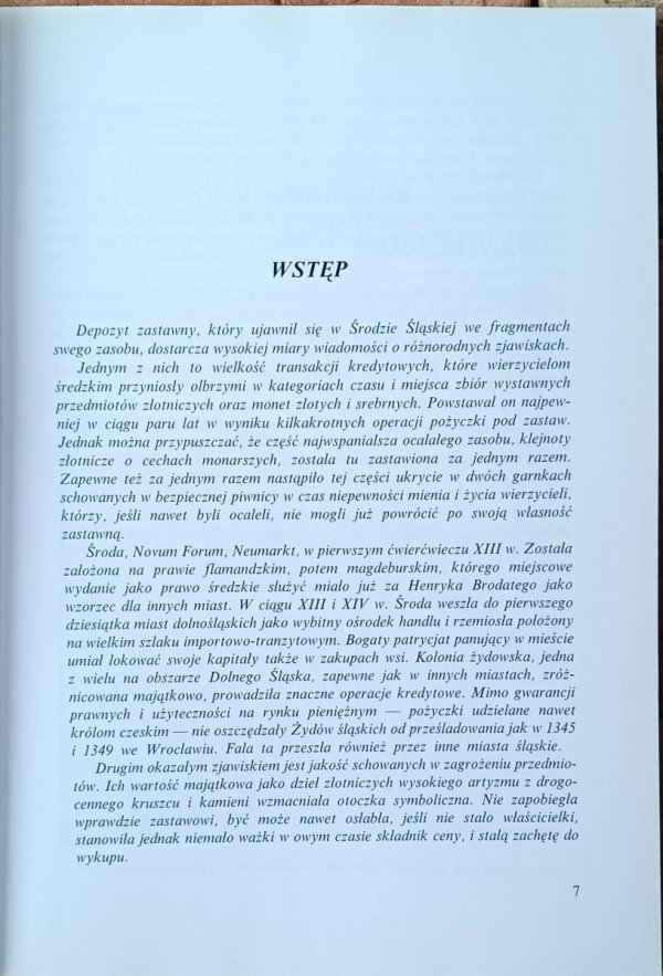 Jerzy Pietrasiński Klejnoty monarsze. Skarb ze Środy Śląskiej - wstęp