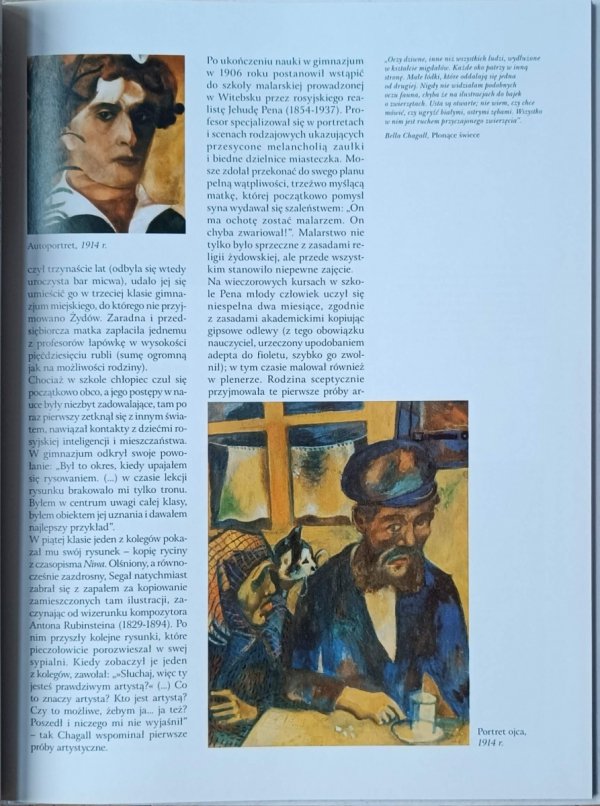 Marc Chagall Wielka kolekcja sławnych malarzy Tom 27 -  fragment