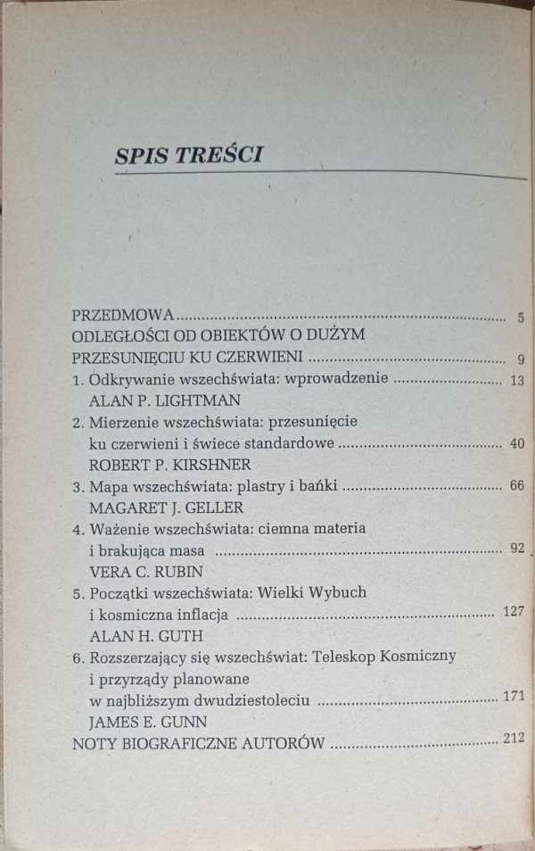 James Cornell • Tajemnice wszechświata - spis treści