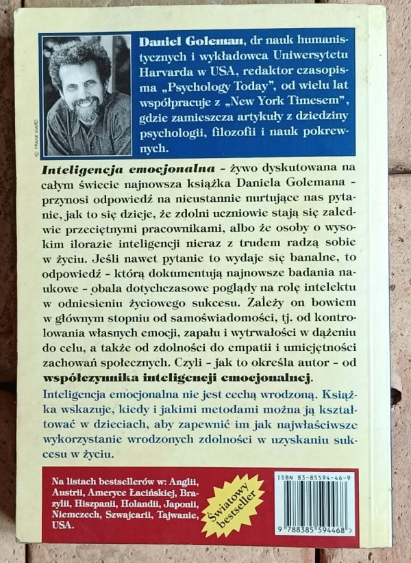 Daniel Goleman - Inteligencja emocjonalna - okładka