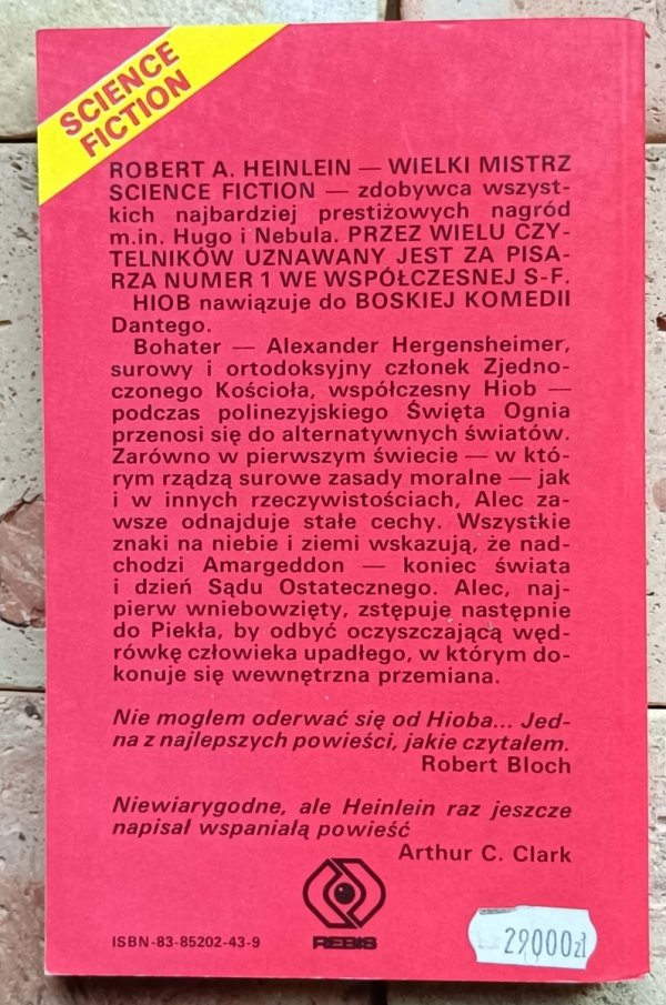 Robert A. Heinlein - Hiob | Komedia sprawiedliwości - okładka