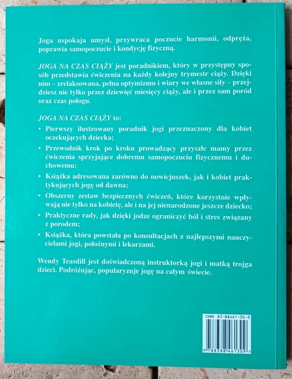 Wendy Teasdill • Joga na czas ciąży - okładka