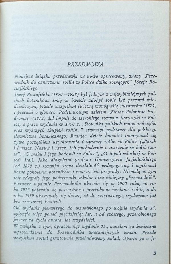 Józef Rostafiński, Olga Seidl • Przewodnik do oznaczania roślin