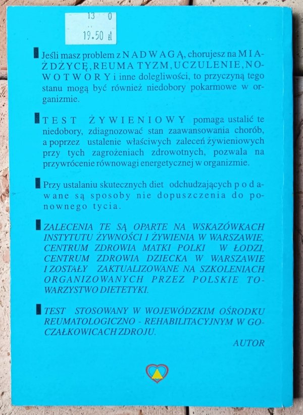 Janusz Pić Trójkąt zdrowia - okladka