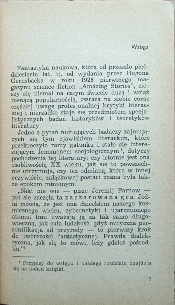 Antoni Smuszkiewicz • Zaczarowana gra. Zarys dziejów polskiej fantastyki naukowej - wstęp