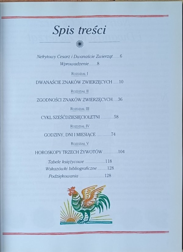 Man Ho Kwok  Astrologia chińska - spis treści